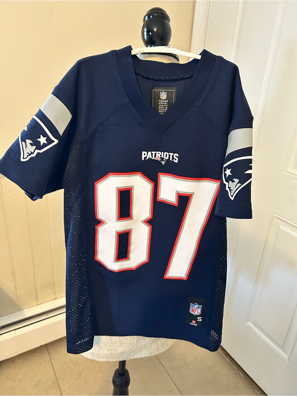New England Patriots #87 Rob Gronkowski NFL Jersey/Youth Size Small (8)